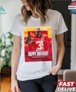 Kansas City Chiefs Happy Birthday Jaylen Watson Helzberg Poster t shirt