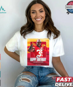 Kansas City Chiefs Happy Birthday Jaylen Watson Helzberg Poster t shirt