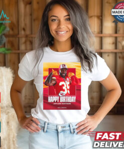Kansas City Chiefs Happy Birthday Jaylen Watson Helzberg Poster t shirt