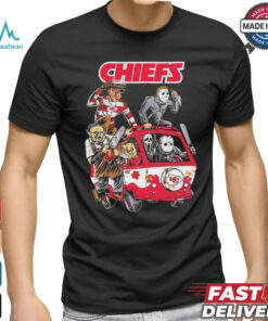 Kansas City Chiefs NFL Horror Characters Movie Hippie Halloween Shirt
