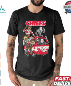 Kansas City Chiefs NFL Horror Characters Movie Hippie Halloween Shirt