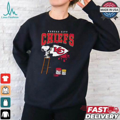 Kansas City Chiefs Snoopy Painting Shirt