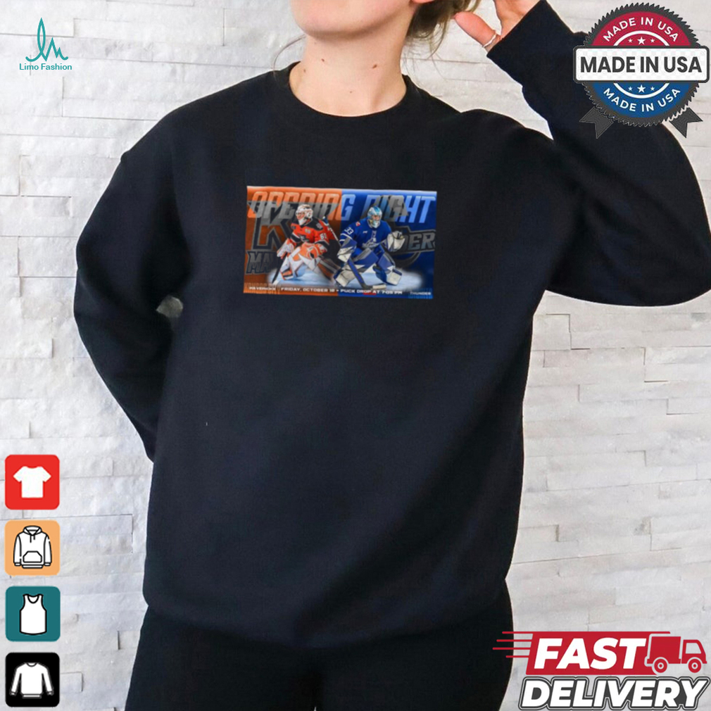 Kansas City Mavericks vs Wichita Thunder October 18, 2024 Kickoff Game Shirt Kansas City Mavericks vs Wichita Thunder October 18, 2024 Kickoff Game Shirt