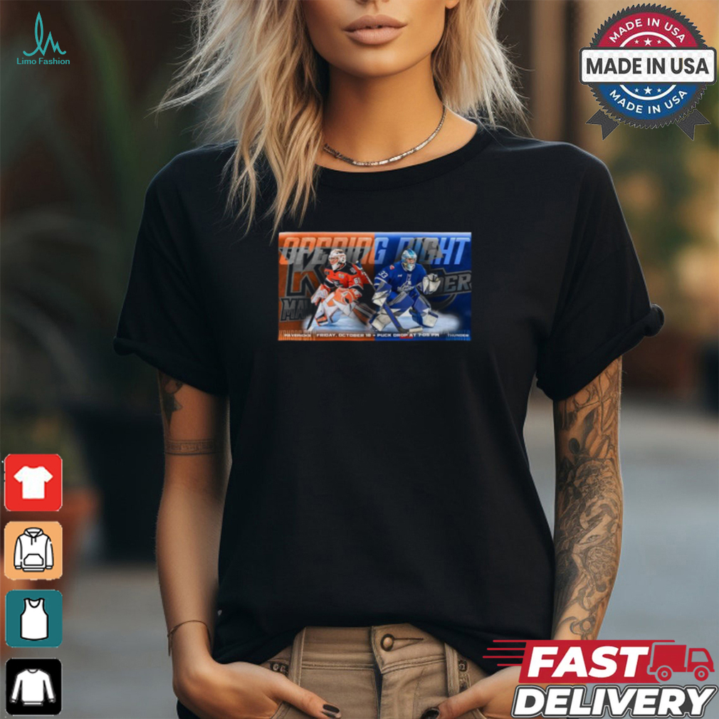 Kansas City Mavericks vs Wichita Thunder October 18, 2024 Kickoff Game Shirt Kansas City Mavericks vs Wichita Thunder October 18, 2024 Kickoff Game Shirt
