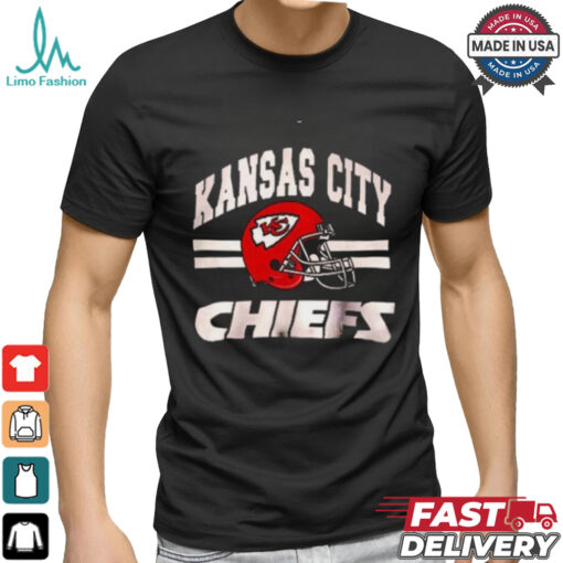 Kansas City Men’s Standard Jersey V Neck Mesh Stripe Tee Shirt