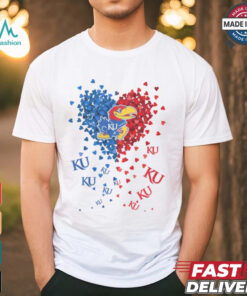 Kansas Jayhawks Heart Shirt