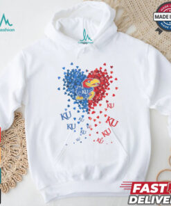 Kansas Jayhawks Heart Shirt
