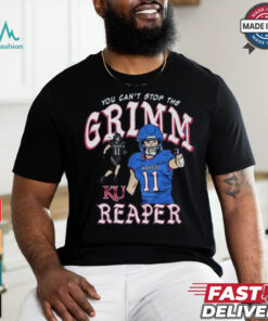Kansas Jayhawks Luke Grimm Reaper Shirt Kansas Jayhawks Luke Grimm Reaper Shirt