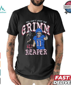 Kansas Jayhawks Luke Grimm Reaper Shirt, hoodie, sweater, long sleeve and tank top Kansas Jayhawks Luke Grimm Reaper Shirt