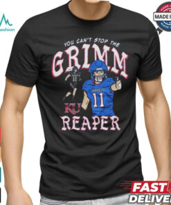 Kansas Jayhawks Luke Grimm Reaper Shirt, hoodie, sweater, long sleeve and tank top Kansas Jayhawks Luke Grimm Reaper Shirt