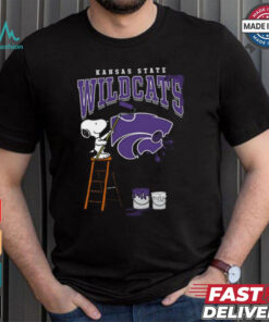 Kansas State Wildcats Snoopy Painting Shirt, hoodie, sweater, long sleeve and tank top Kansas State Wildcats Snoopy Painting Shirt