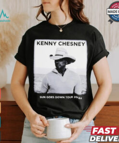 Kenny Chesney suns goes down tour 2024 graphite shirt