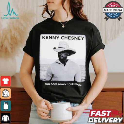 Kenny Chesney suns goes down tour 2024 graphite shirt