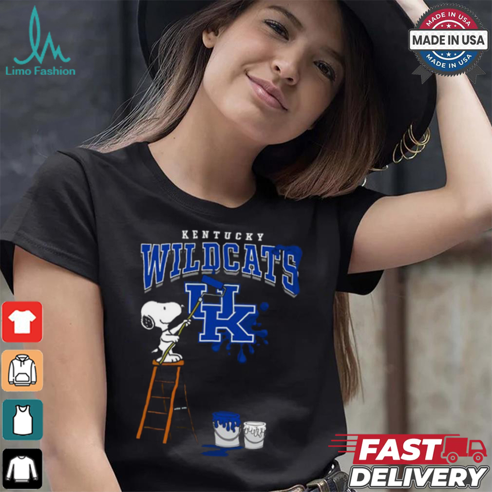 Kentucky Wildcats Snoopy Painting Shirt Kentucky Wildcats Snoopy Painting Shirt