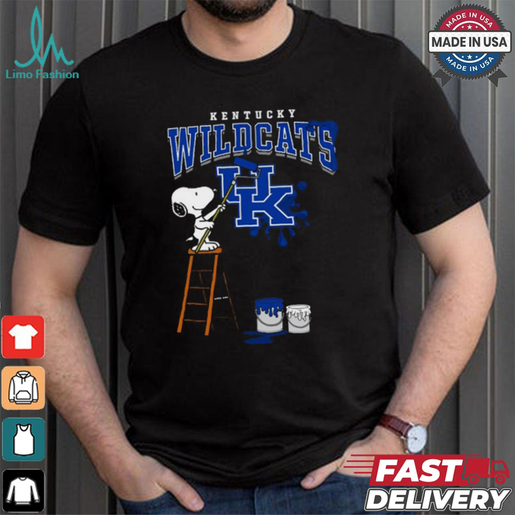 Kentucky Wildcats Snoopy Painting Shirt Kentucky Wildcats Snoopy Painting Shirt