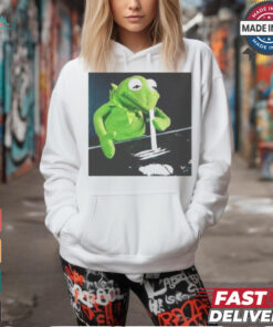 Kermit Getting Absolutely Wasted On Coke Funny Shirt