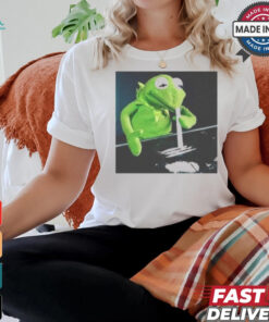 Kermit Getting Absolutely Wasted On Coke Funny Shirt