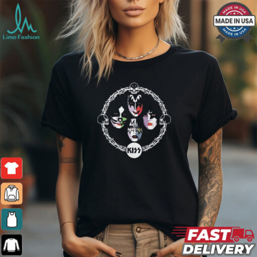 Kiss painted faces shirt