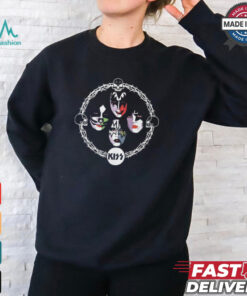 Kiss painted faces shirt