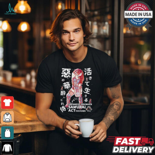 Kitsune Women’s Wrestling Act Yasukawa Drunken Samurai Shirt