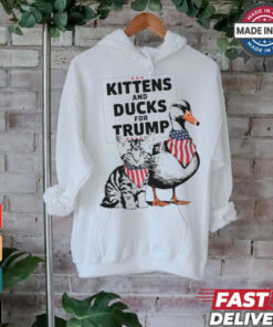 Kittens And Ducks For Trump Kittens For Trump Cats T Shirt