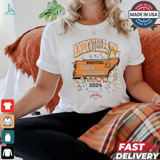 Knoxville TN Best College Town 2024 Fireball t shirt