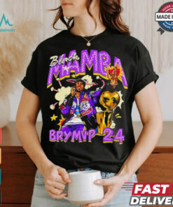 Kobe Bryant Vintage No 24 Champion MVP Graphic Basketball shirt