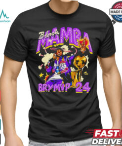 Kobe Bryant Vintage No 24 Champion MVP Graphic Basketball shirt