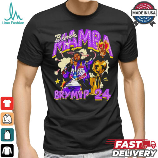 Kobe Bryant Vintage No 24 Champion MVP Graphic Basketball shirt