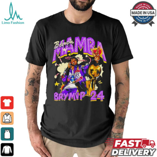 Kobe Bryant Vintage No 24 Champion MVP Graphic Basketball shirt