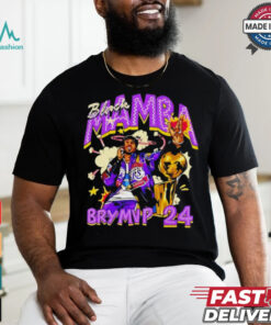 Kobe Bryant Vintage No 24 Champion MVP Graphic Basketball shirt