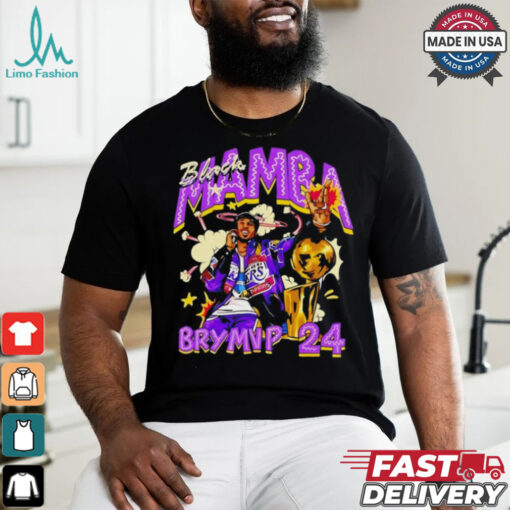 Kobe Bryant Vintage No 24 Champion MVP Graphic Basketball shirt
