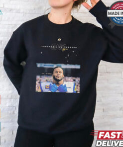 Kobie Turner Wearing An Aaron Donald Shirt