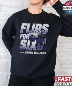 Kyren Williams #23 Los Angeles Rams NFL Flip For Six t shirt