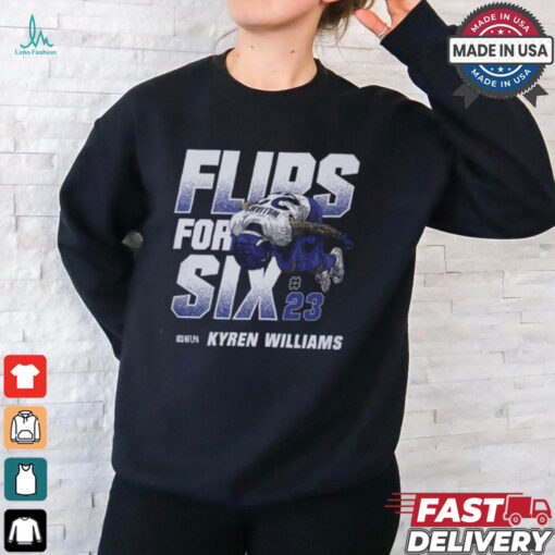 Kyren Williams #23 Los Angeles Rams NFL Flip For Six t shirt