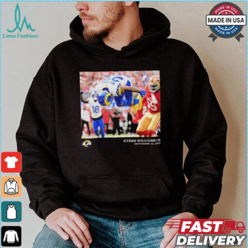 Kyren Williams Los Angeles Rams NFL Flash Features Week 3 T Shirt