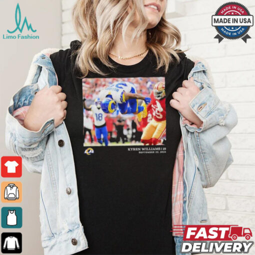 Kyren Williams Los Angeles Rams NFL Flash Features Week 3 T Shirt