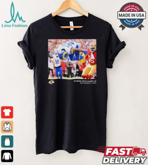 Kyren Williams Los Angeles Rams NFL Flash Features Week 3 T Shirt