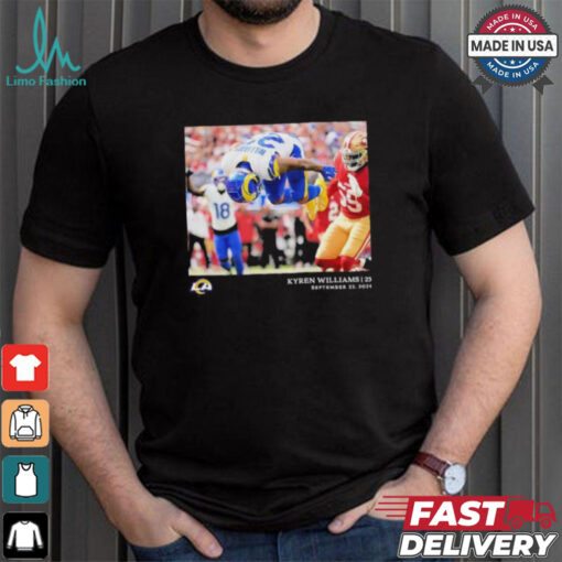 Kyren Williams Los Angeles Rams NFL Flash Features Week 3 T Shirt