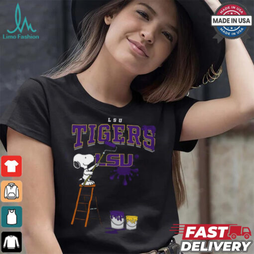 LSU Tigers Snoopy Painting Shirt