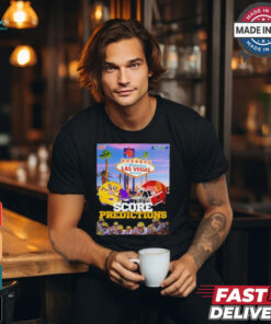 LSU Tigers vs USC Trojans football helmet score predictions welcome to fabulous Las Vegas shirt