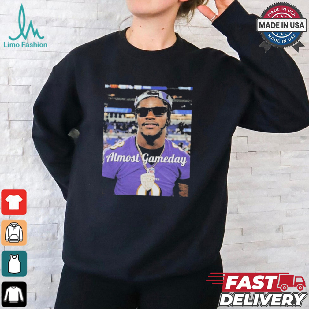Lamar Jackson Almost Gameday Shades Baltimore Ravens T Shirts Lamar Jackson Almost Gameday Shades Baltimore Ravens T Shirts