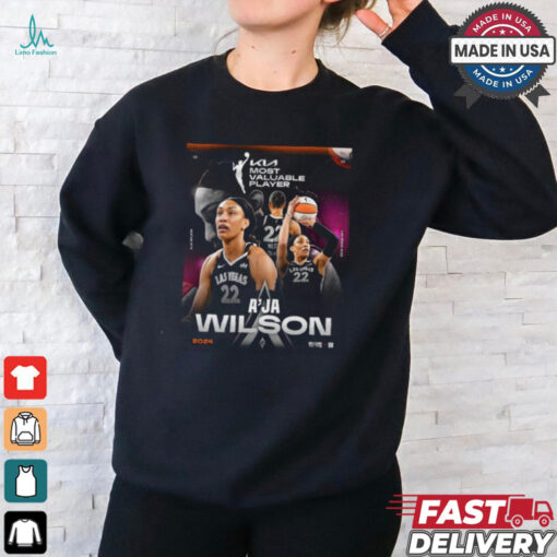 Las Vegas Aces A’Ja Wilson Most Valuable Player 2024 WNBA shirt