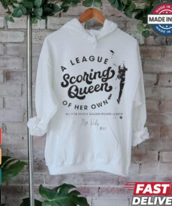 Las Vegas Aces A’ja Wilson Scoring Queen A League Of Her Own All Time Single Season Points Leader Signature t shirt
