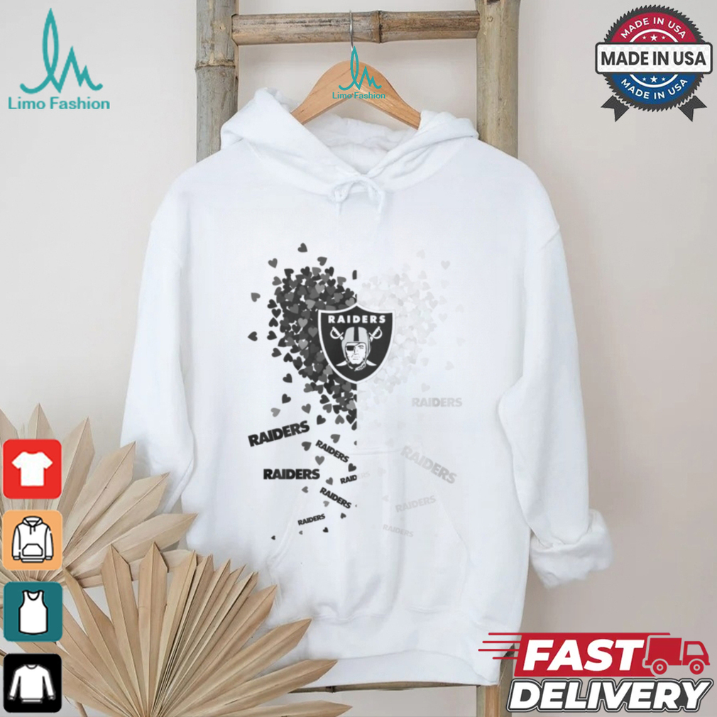 Las Vegas Raiders Heart Shirt Las Vegas Raiders Heart Shirt
