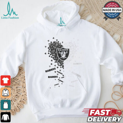 Las Vegas Raiders Heart Shirt