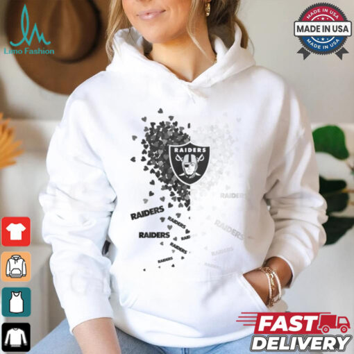 Las Vegas Raiders Heart Shirt