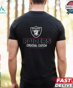 Las Vegas Raiders Nike Black 2024 NFL Crucial Catch T Shirt