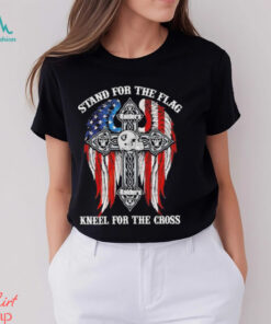 Las Vegas Raiders Stand For The Flag Kneel For The Cross 2024 T shirt