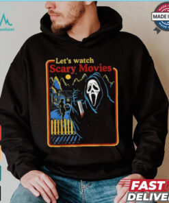 Lets Watch Scary Movies Scream Horror Halloween T Shirt